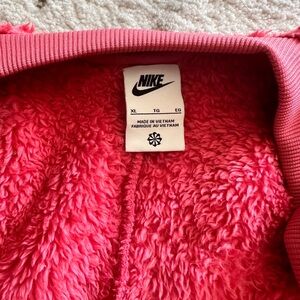 Nike plush long jacket